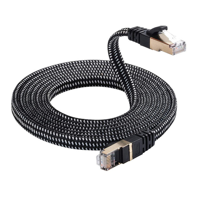 สายเคเบิลอีเธอร์เน็ต Cat7 แบบถักไนลอน, สายเคเบิลเครือข่ายความเร็วสูง 10 ฟุต