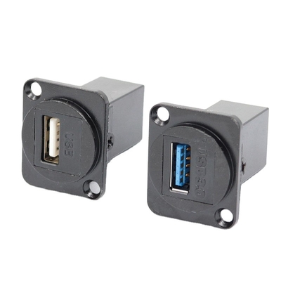 Type D USB3.0 Transmission Socket Module 2.0 Double Pass ซ็อกเก็ตหญิงถึงหญิง